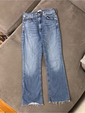 Citizens Of Humanity Women's Jeans Isola Bootcut Ankle Crop Frayed Hem 27 X 26